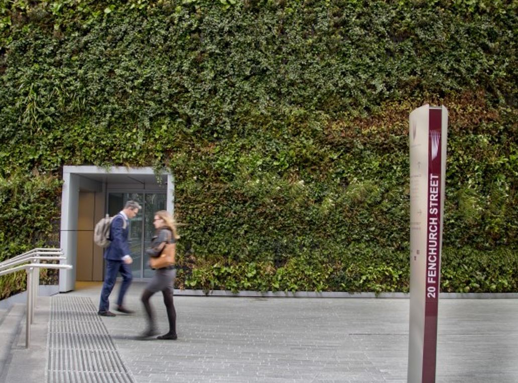 Land Securities Creates Green Walls in Central London