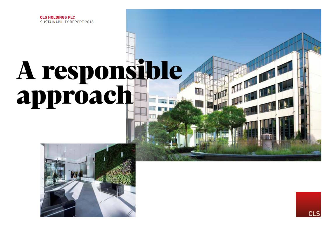 CLS Holdings Plc publishes Sustainability Report 2018
