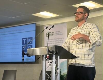 Morgan Taylor introducing the publication