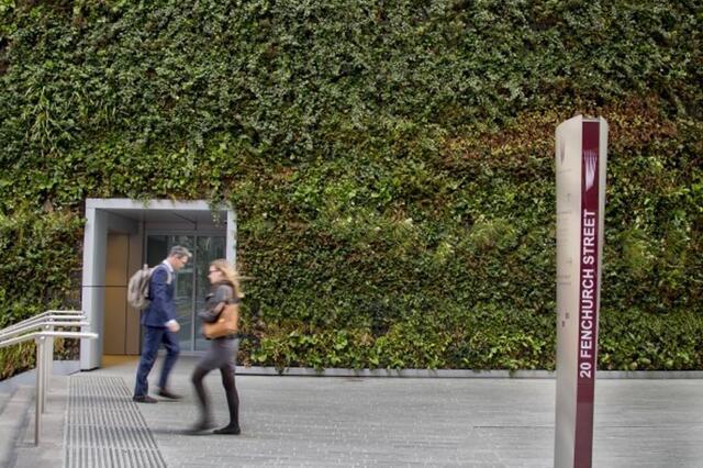 Land Securities Creates Green Walls in Central London