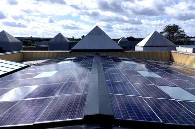 Fixing the roof because the sun is shining